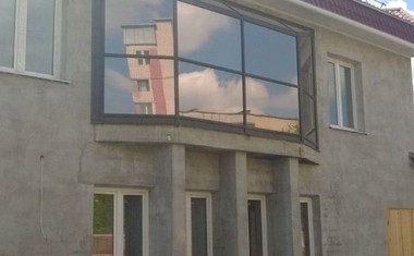 витражное остекление частного дома