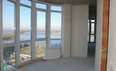 французское остекление окнами